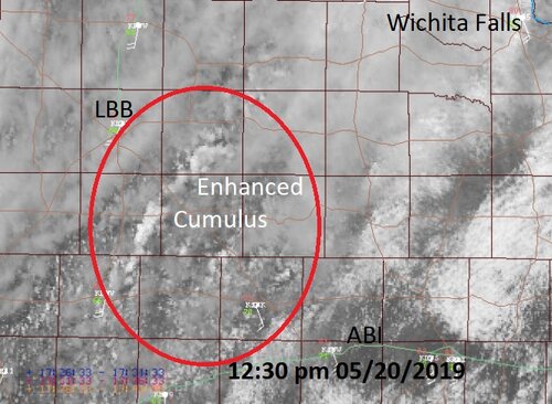 enhanced cu area vis satlt se of lbb 1230pm 05202019.jpg